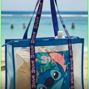 Bolso de playa Stich azul