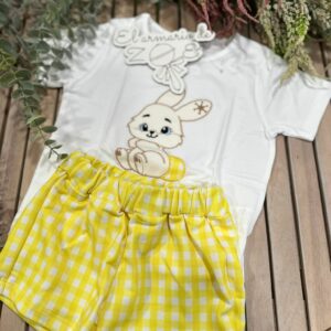 Conjunto conejo Vichy