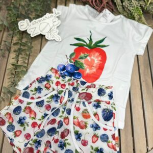 Conjunto frutas del bosque